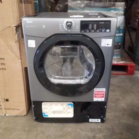 PACKAGED HOOVER HRE C10TBER-80 CONDENSER TUMBLE DRYER -GRAPHITE-
