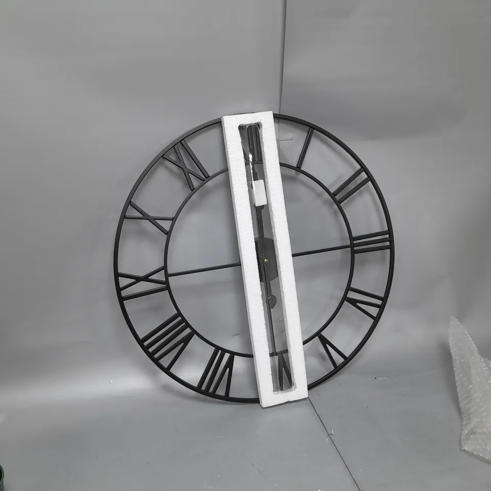LARGE REPRODUCTION WALL CLOCK 2' DIAM