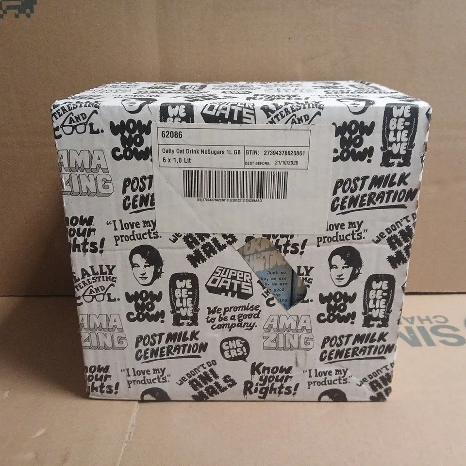 OATLY OAT DRINK MULTIPACK (6 X 1L CARTONS)
