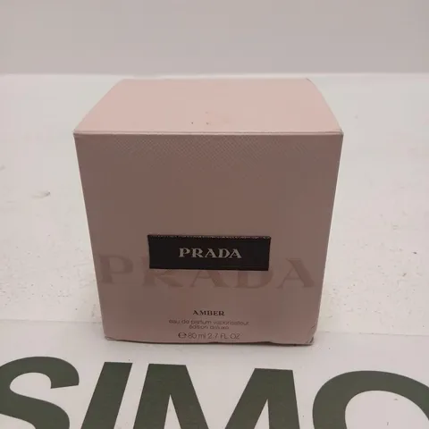 BOXED PRADA AMBER EAU DE PARFUM 80ML