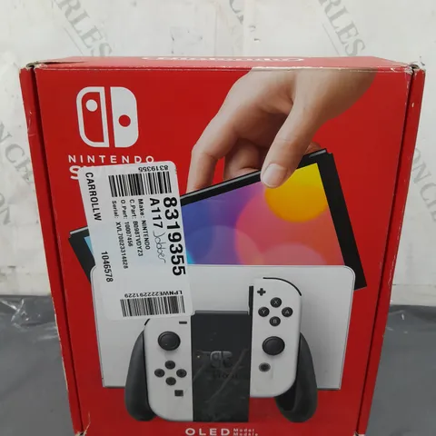 BOXED NINTENDO SWITCH OLED IN WHITE