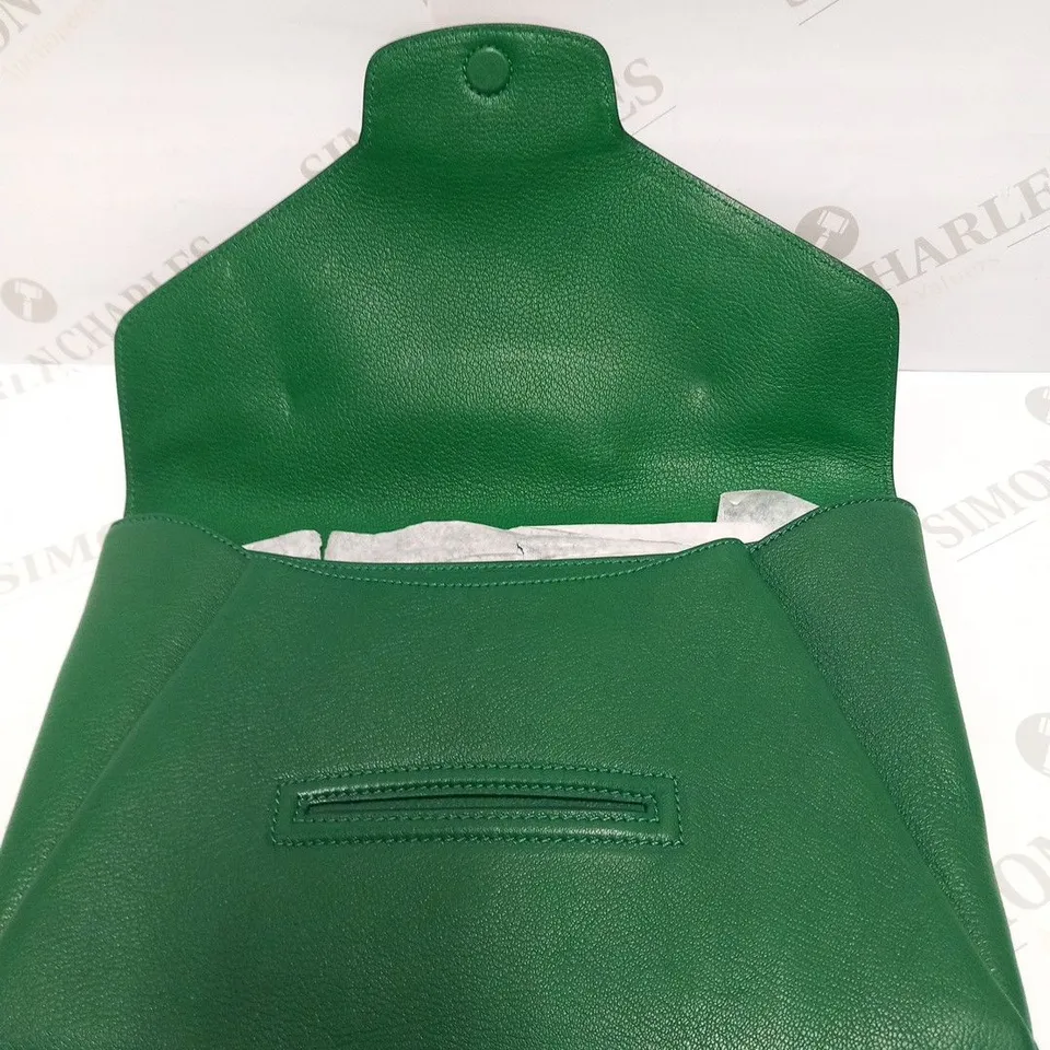 GIVENCHY ANTIGONA GREEN CLUTCH ENVELOPE BAG