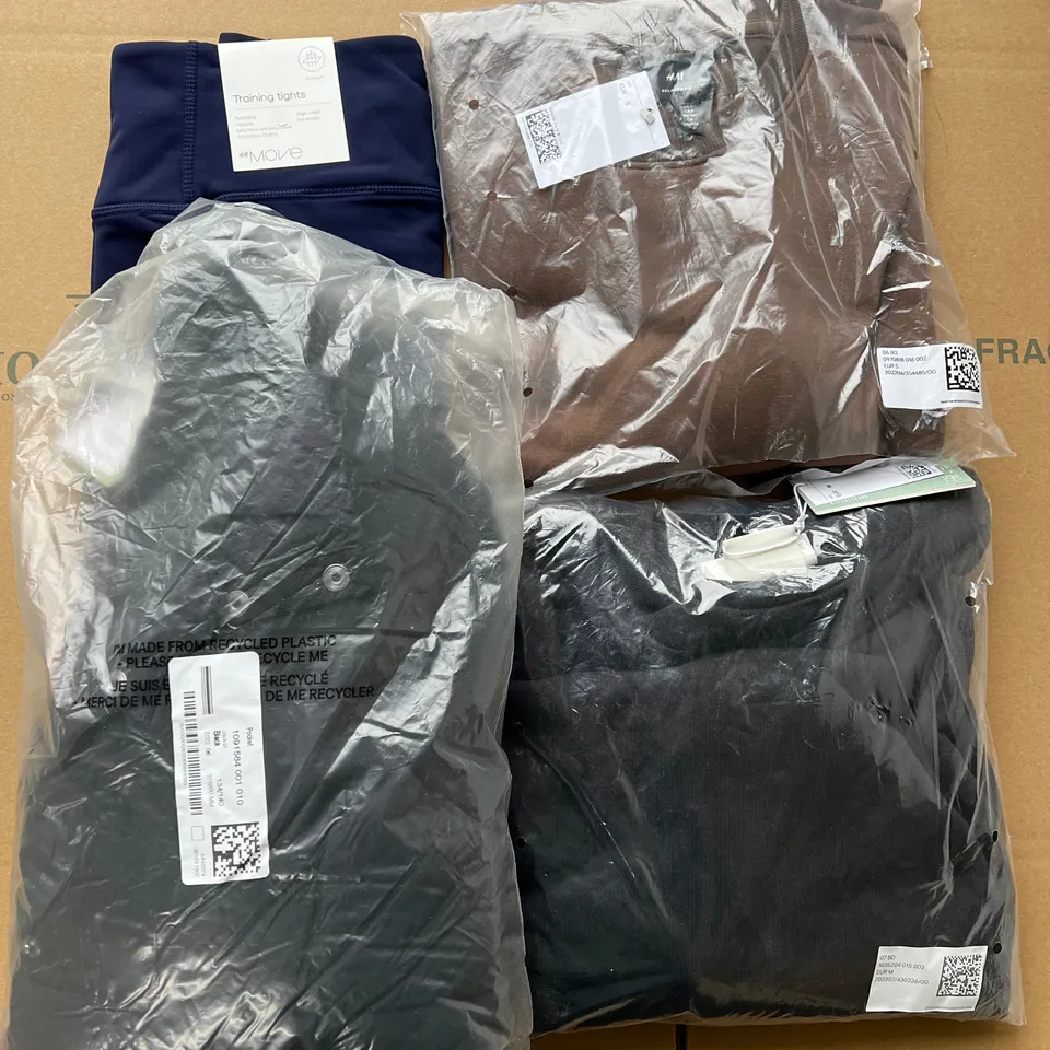 LOT OF 4 H&M ITEMS INCLUDING LEGGINGS AND CREWNECK SWEATERS