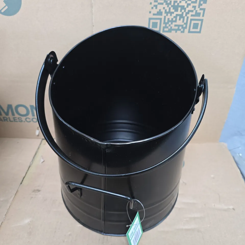 COAL BUCKET IN BLACK
