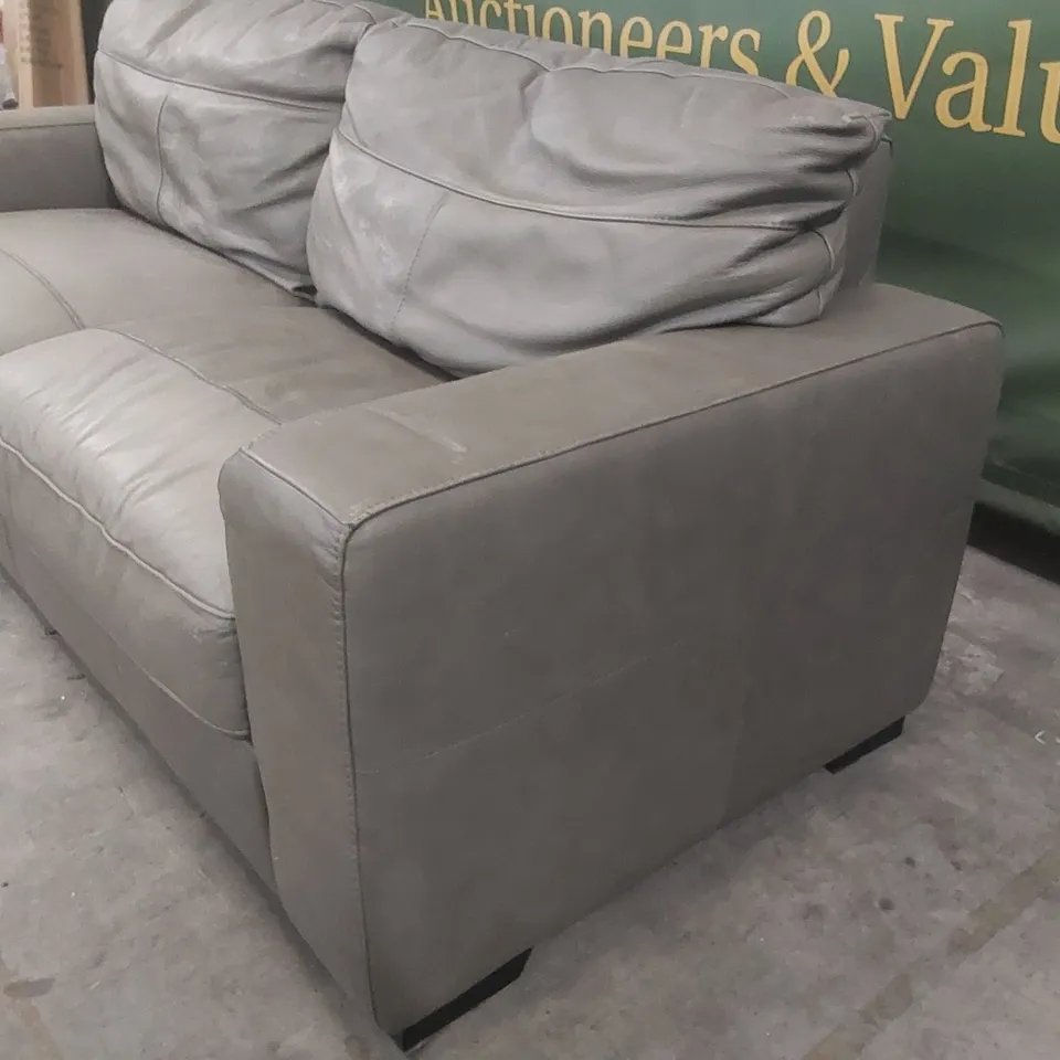 QUALITY DESIGNER FAUX LEATHER 4 SEATER SOFA 