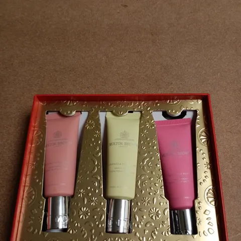 MOLTON BROWN LONDON HAND CREAM TRIO SET β ORANGES & BERGAMOT