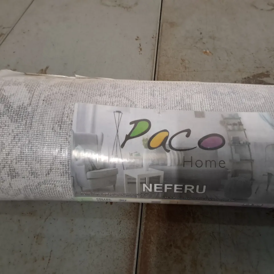 BRAND NEW PACO NEFERU RUG IN GREY - 80X150CM