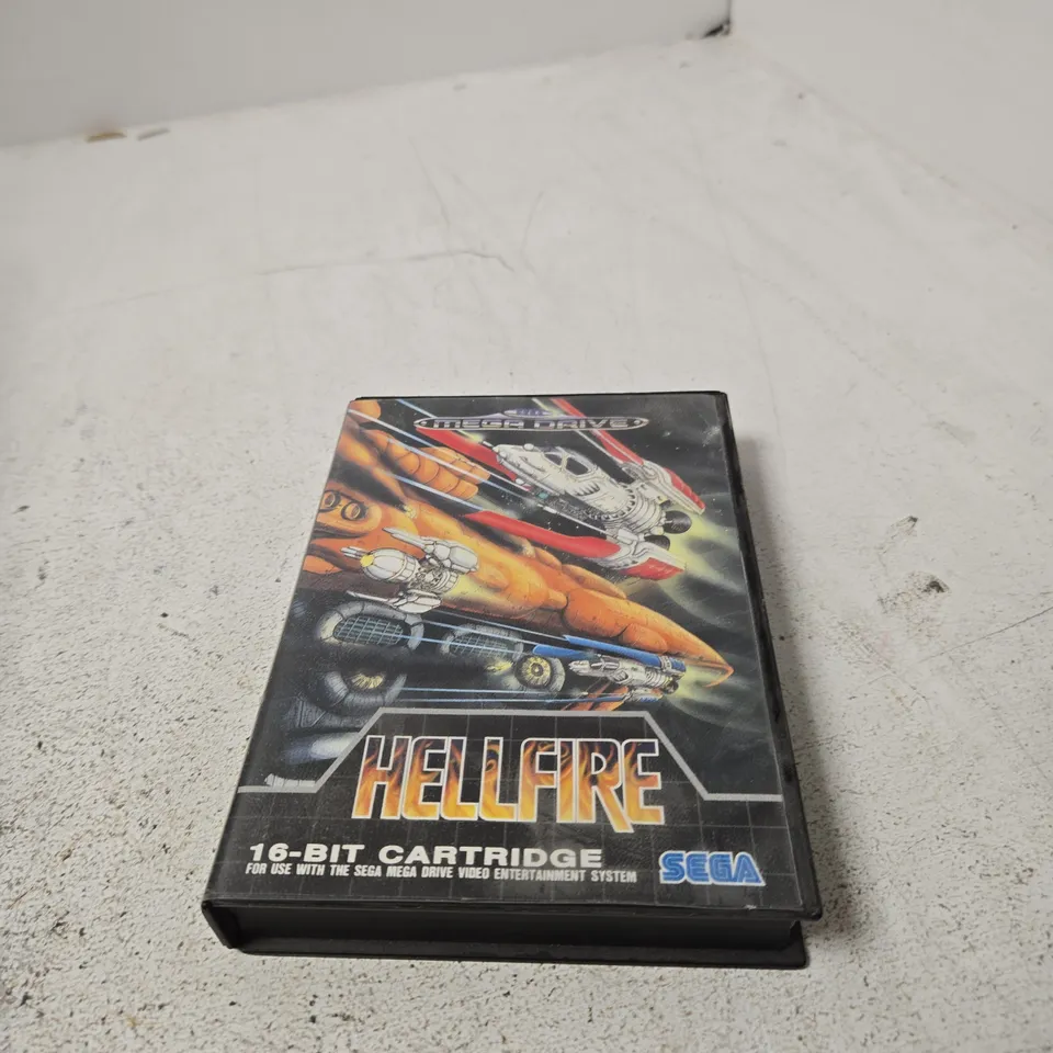 SEGA MEGA DRIVE HELLFIRE – 16-BIT CARTRIDGE WITH INSTRUCTION MANUAL