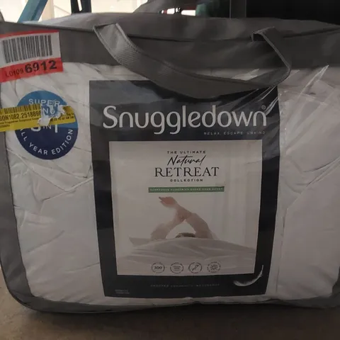 BAGGED RETREAT SNUGGLEDOWN SUMPTUOUS GOOSE DOWN ALL SEASON 13.5 TOG SUPER KING DUVET