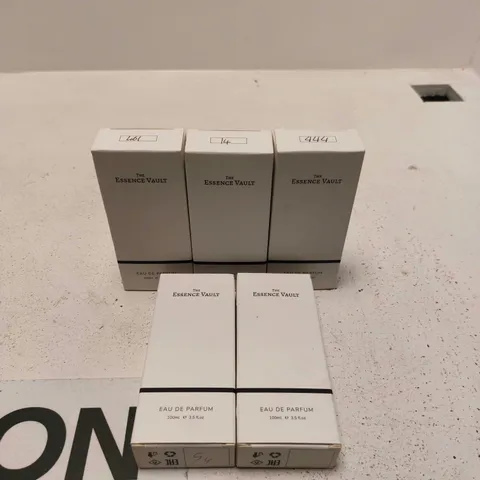 APPROXIMATELY 10 ASSORTED ESSENCE VAULT EAU DE PARFUM BOTTLES