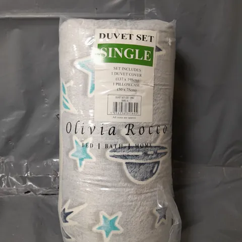 OLIVIA ROCCO DUVET SET SINGLE 