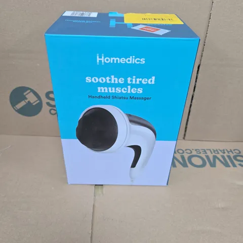 BOXED HOMEDICS HANDHELD SHIATSU MASSAGER HHP-355-15-GB