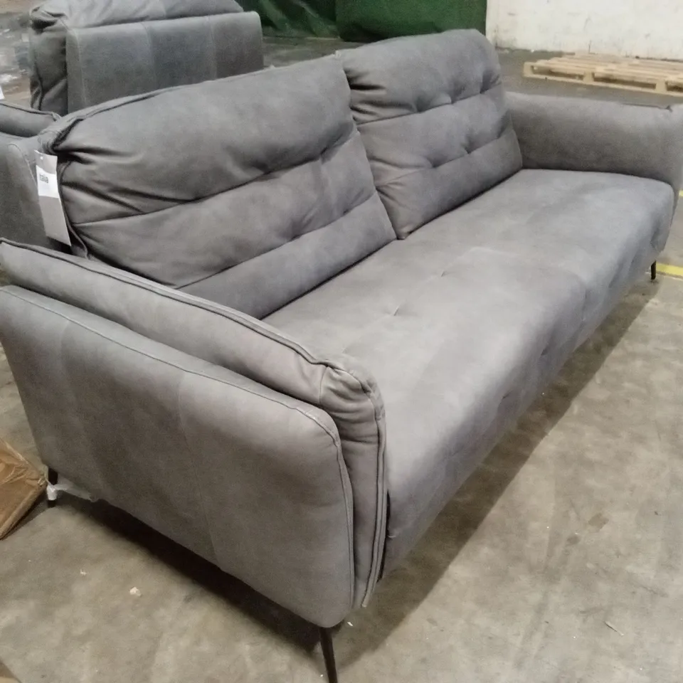 QUALITY DESIGNER ITALIAN MADE BOLZANO LARGE 3 SEATER LEATHER SOFA