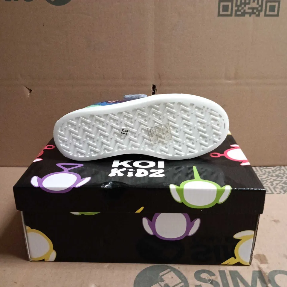KOI KIDZ TELETUBBYLAND TRAINERS MULTI COLOURED SIZE 12
