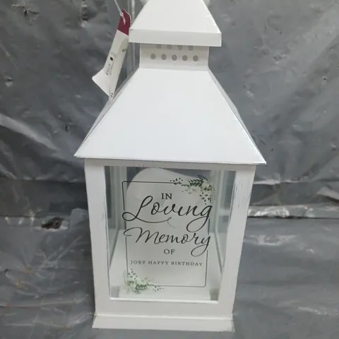 PERSONALISED IN LOVING MEMORY LANTERN