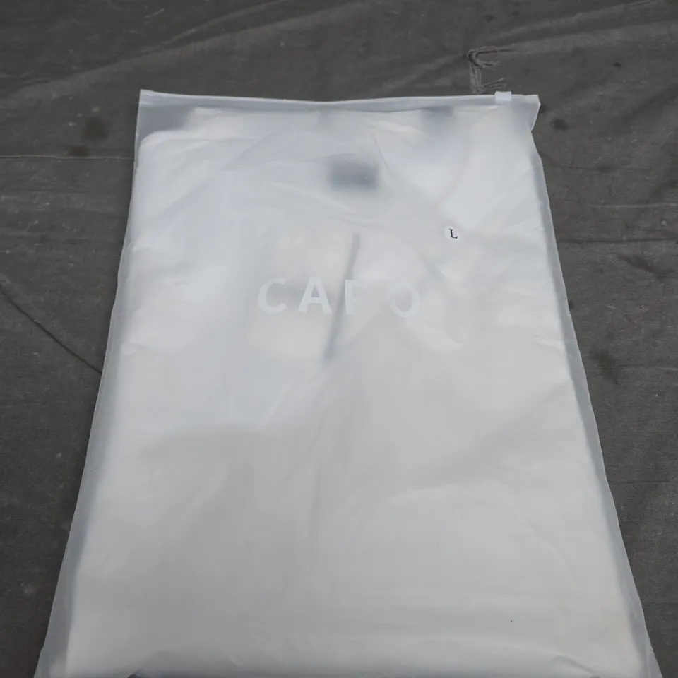 BAGGED CAPO CASUAL TEE - SIZE LARGE