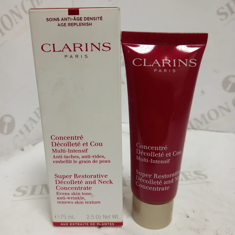 CLARINS SUPER RESTORATIVE DECOLLETE AND NECK CONCENTRATE 75ML