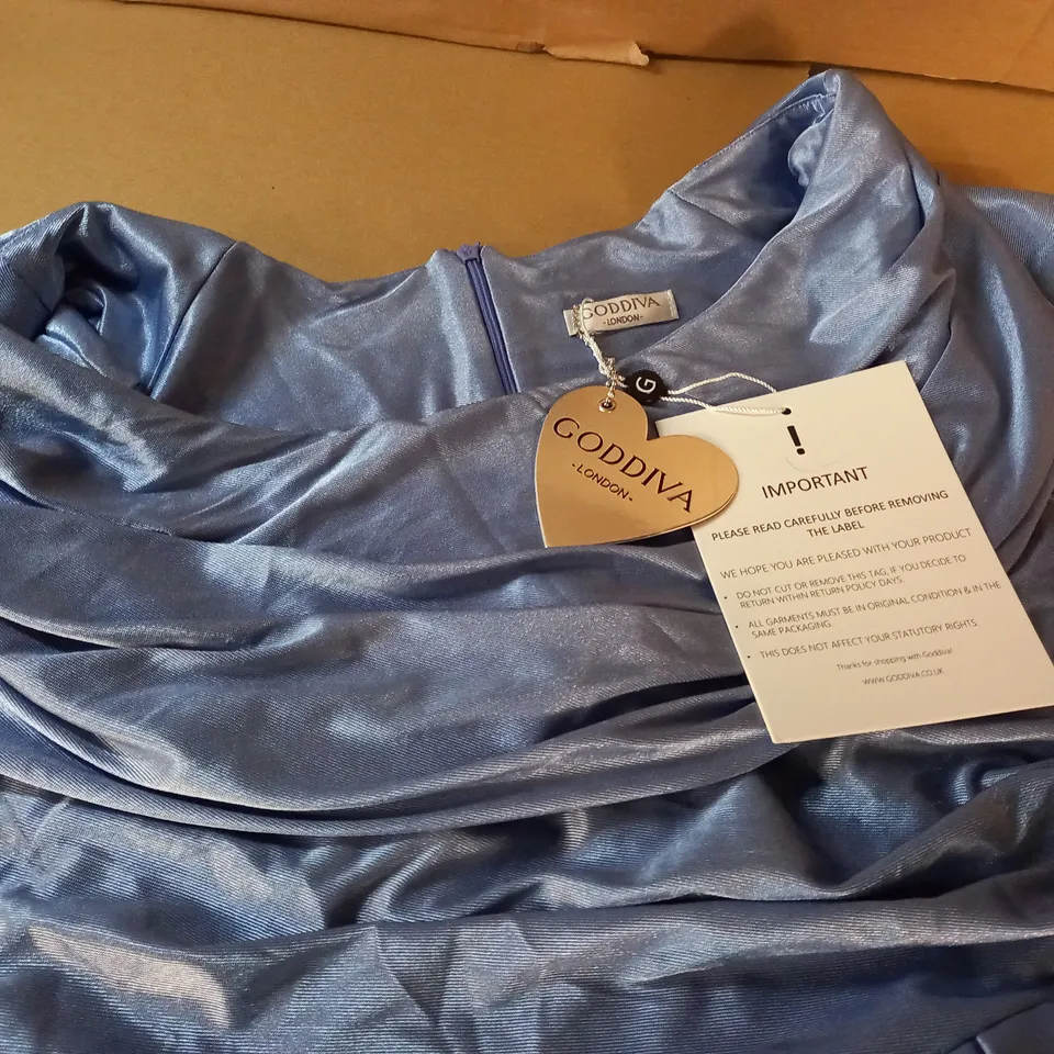 GODDIVA LIGHT BLUE DRESS - UK 16