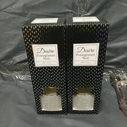 2 BOXED DESIR POMEGRANATE NOIR DIFFUSER 