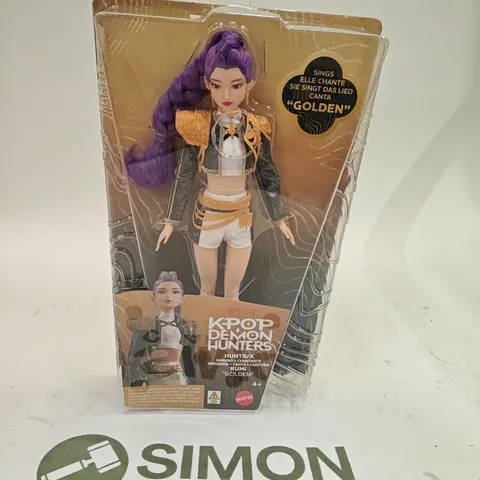 K-POP DEMON HUNTERS DOLL – GOLDEN (NETFLIX) BOXED FIGURE