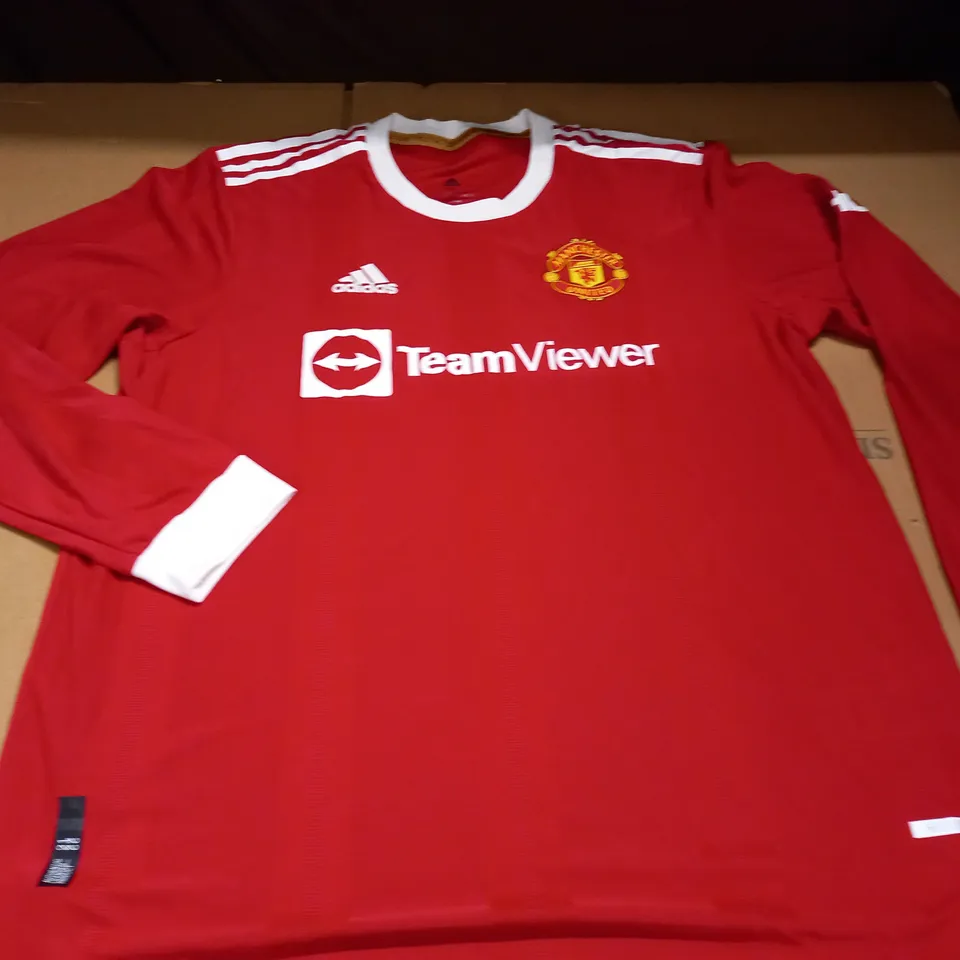 MANCHESTER UNITED F.C. LONG SLEEVE JERSEY - XL