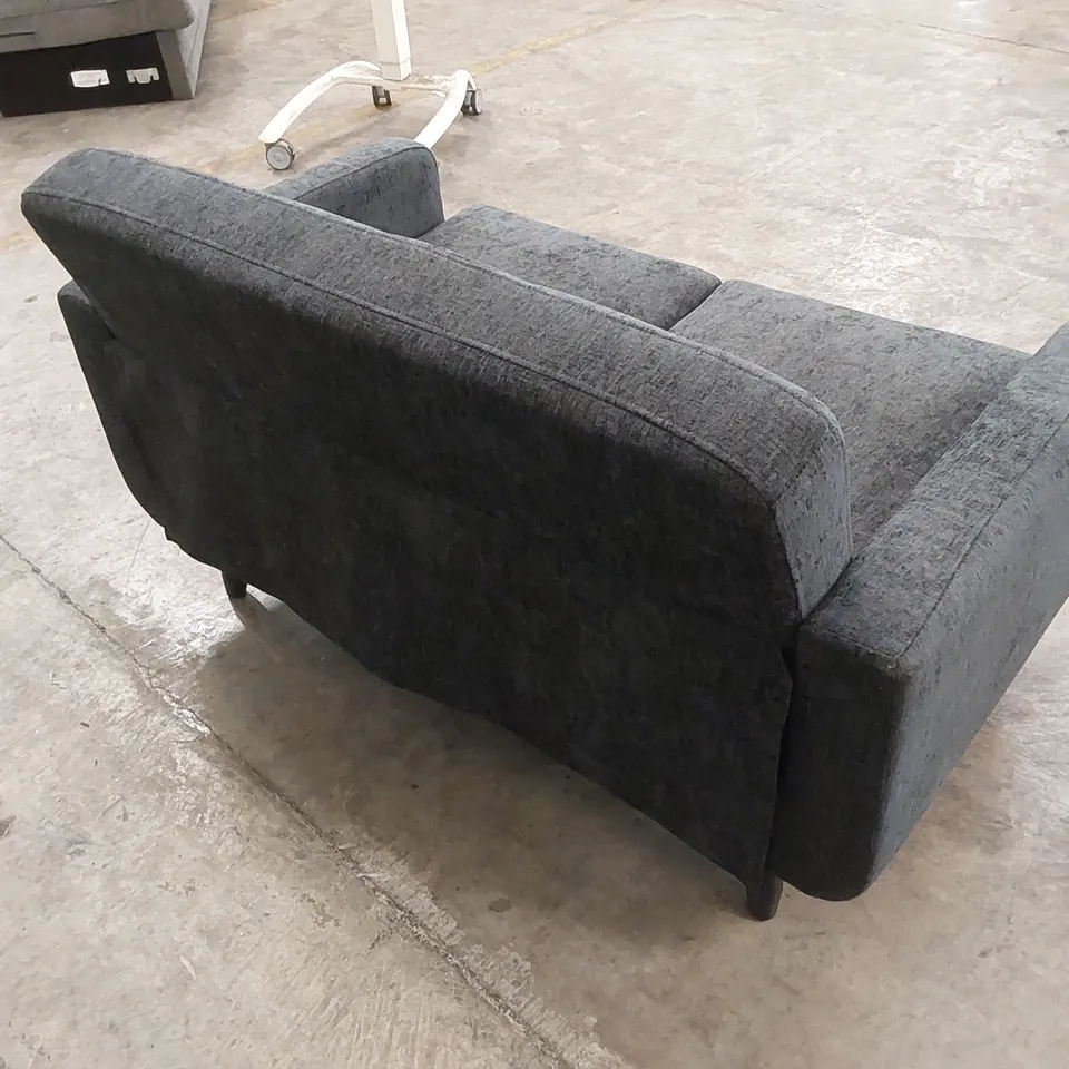 DESIGNER OSLO 2 SEATER FABRIC UPHOLSTERED SOFA 