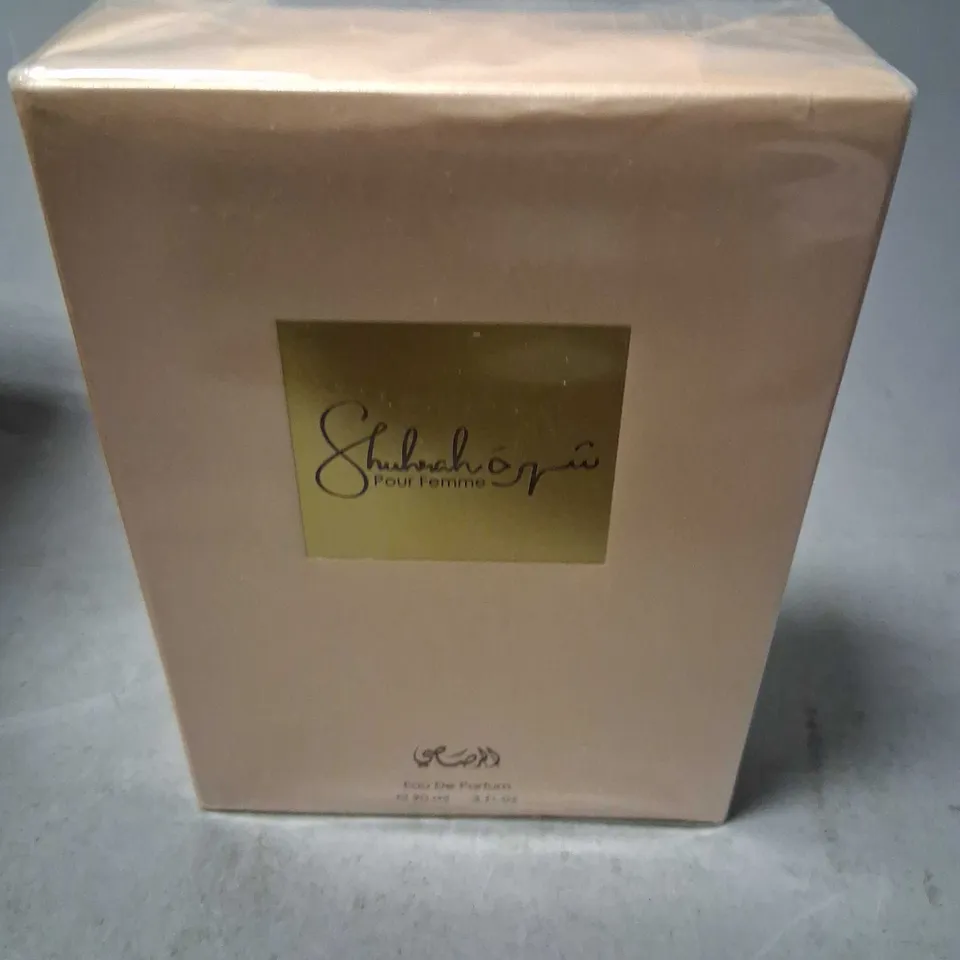 BOXED AND SEALED RASASI SHUHUAH EAU DE PARFUM 90ML