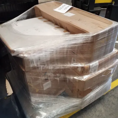 PALLET CONTAINING ASSORTED BATHROOM FURNITURE PARTS