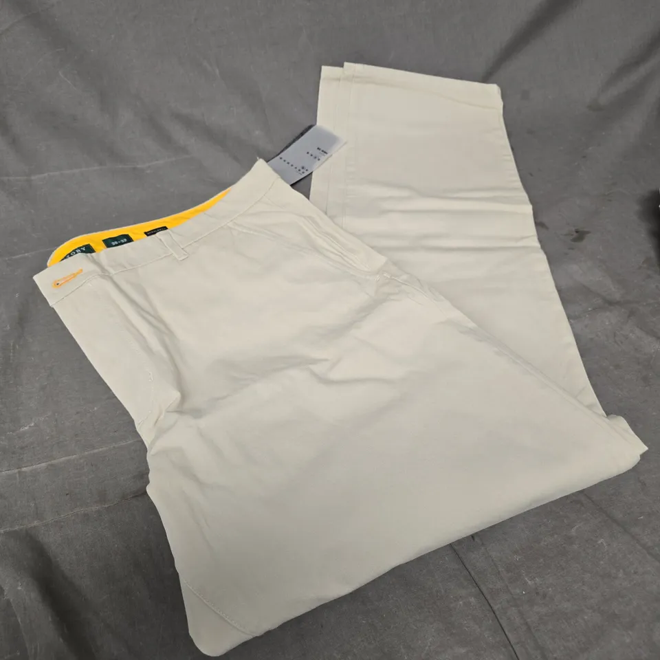 TERRITORY MEN’S BEIGE CHINOS – REGULAR FIT, 36X32