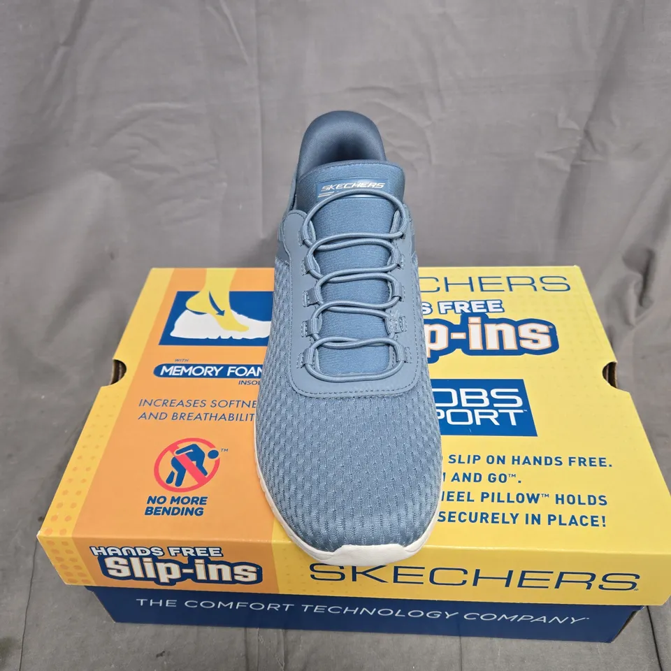 SKECHERS BOBS SPORT SLIP INS TRAINERS SIZE 7 BOXED