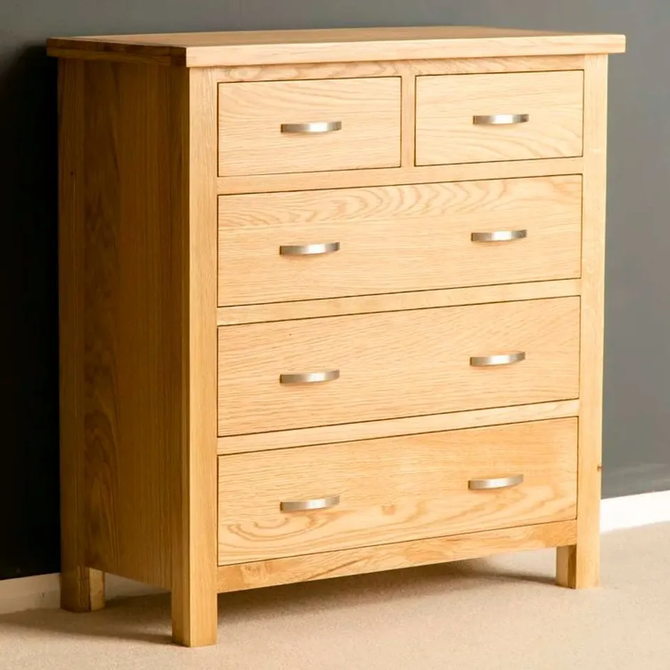 BOXED - ARNOTT 5-DRAWER DOUBLE DRESSER