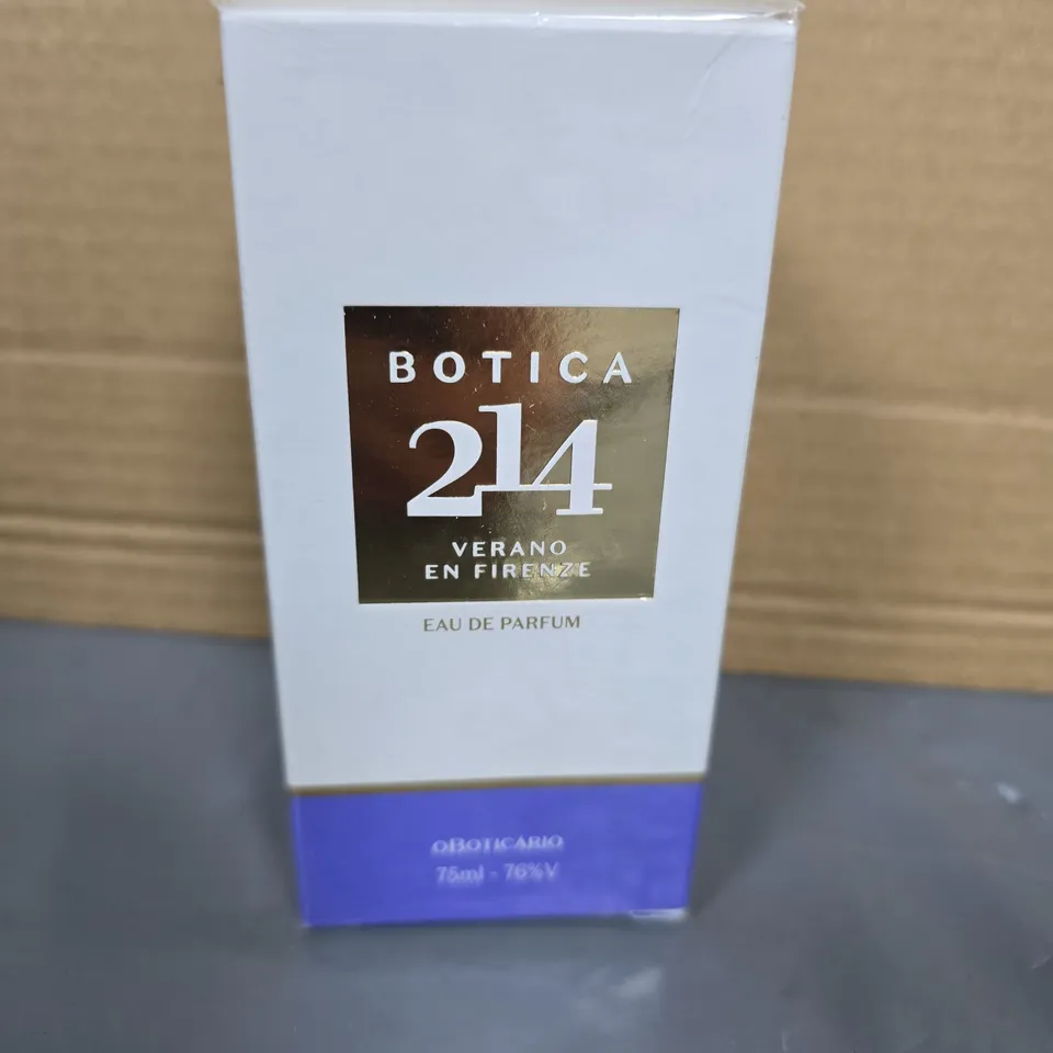 BOXED BOTICA 214 VERANO EN FIRENZE EAU DE PARFUM 75ML