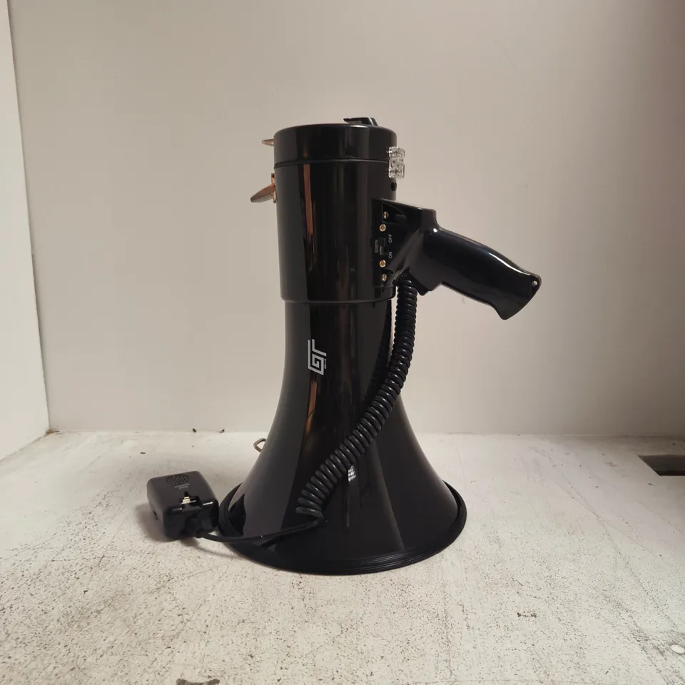 GTG MP25 BULLHORN – BLACK MEGAPHONE