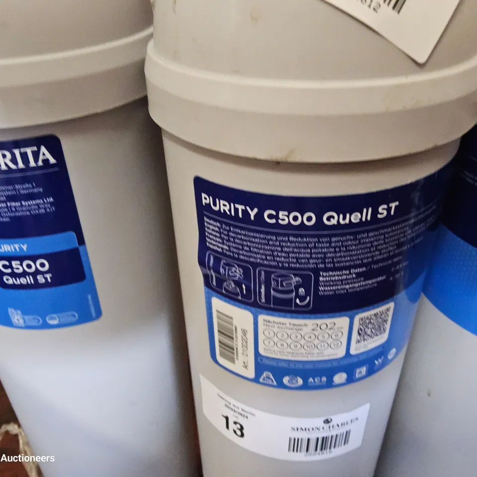 THREE BRITA PURITY C500 QUELL ST WATER FILTERS