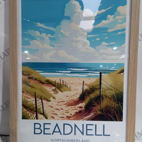 FRAMED WALL MOUNTABLE BEADNELL NORTHUMBERLAND PRINT