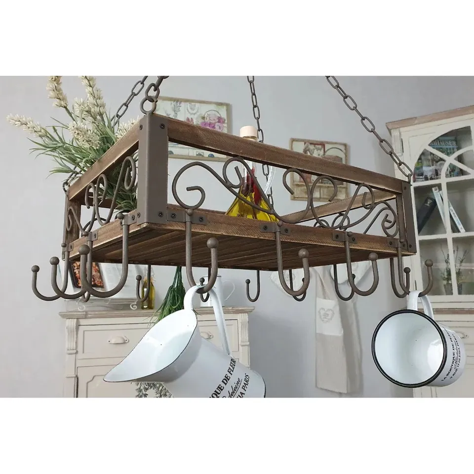 BOXED HANGING POT RACK (1 BOX)