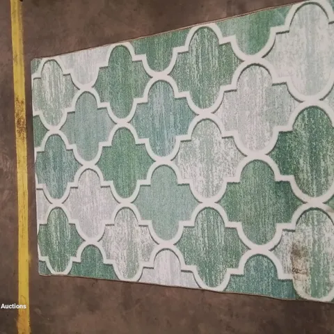 OURANOS RUG IN AQUA COLOUR SIZE 120X172CM