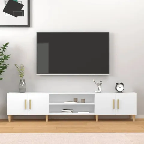 BOXED KYEISHA TV CABINET 180 × 31.5 × 40CM ENGINEERED WOOD 
