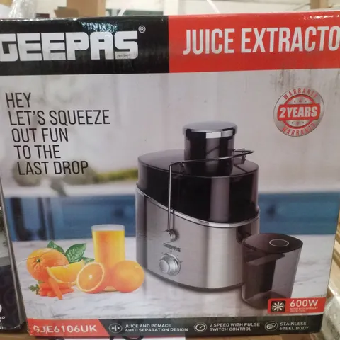 BOXED GEEPAS JUICE EXTRACTOR
