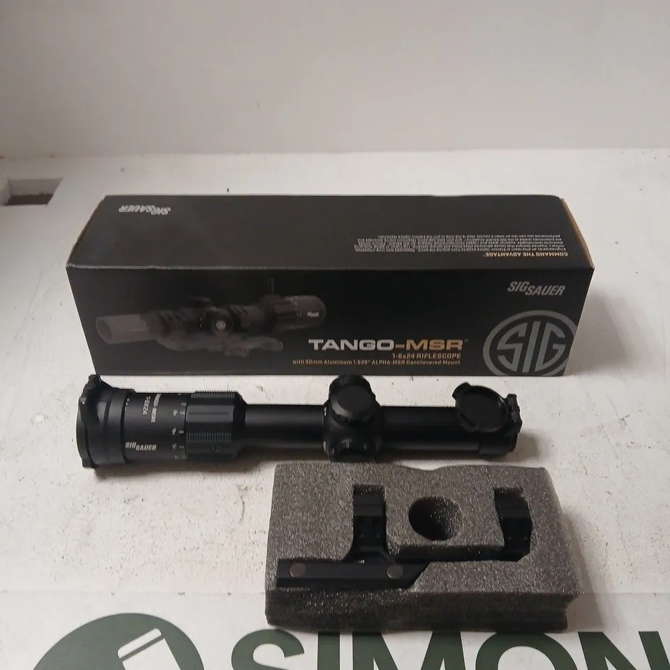 BOXED SIG SAUER TANGO-MSR 1-6X24 RIFLESCOPE