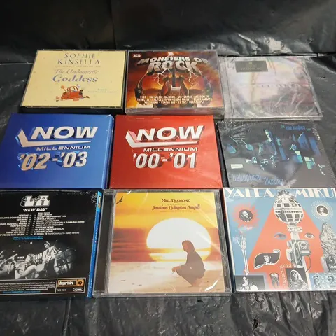 APPROXIMATELY 20 ASSORTED CD ALBUMS TO INCLUDE - MONSTERS OF ROCK, NEIL DIAMOND AND NOW 