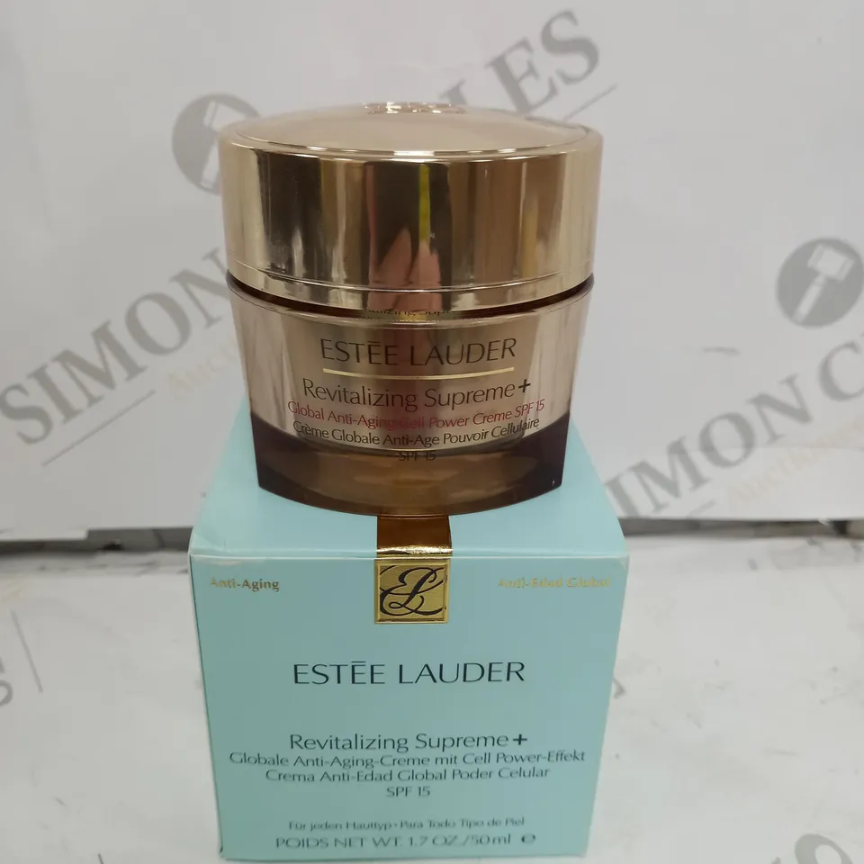 BOXED ESTEE LAUDER REVITALIZING SUPREME ANTI-AGING CRÈME 