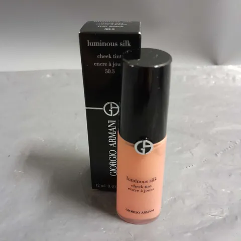 GIORGIO ARMANI LUMINOUS SILK CHEEK TINT IN ROSY PEACH 12ML
