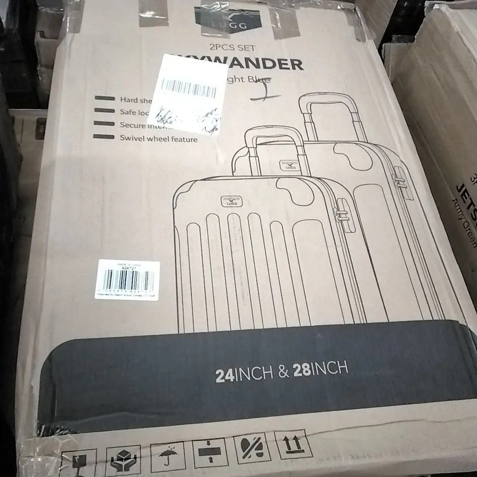 BOXED SKYWANDER 2PCS SET SUITCASES MIDNIGHT BLUE