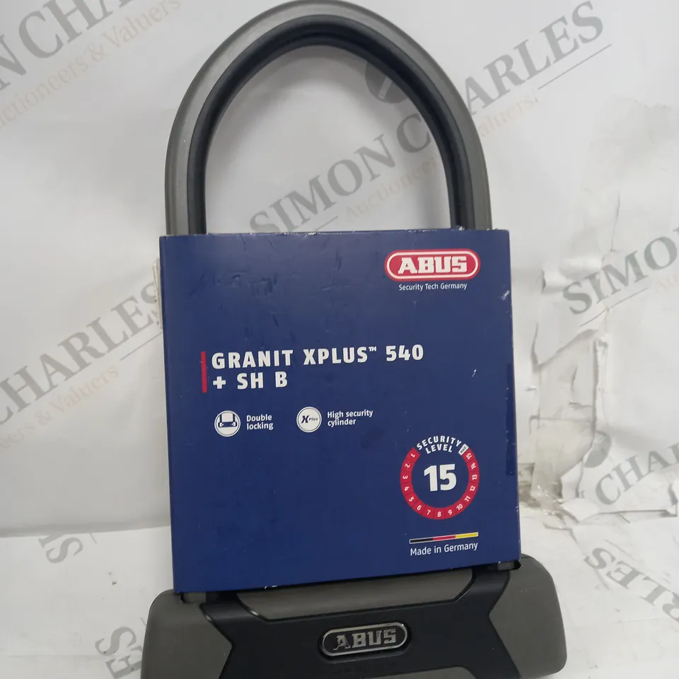 PACKAGED ABUS GRANIT XPLUS 540 U-LOCK