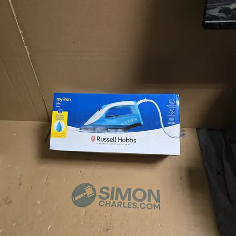 RUSSELL HOBBS MY IRON STEAM IRON – BLUE, BOXED