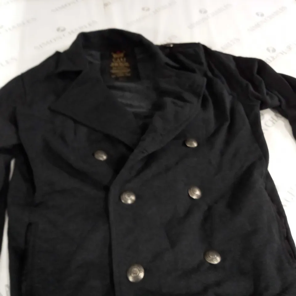 RIVER ISLAND L'ART BUTTON DETAIL JACKET - MED