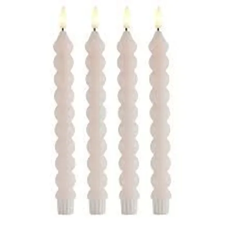 BUNDLEBERRY BY AMANDA HOLDEN SET OF 4 FLAMELESS LED CANDLES 