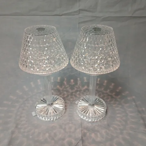 JM BY JULIEN MACDONALD SET OF 2 INDOOR/OUTDOOR TOUCH LAMPS