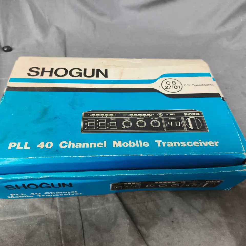 SHOGUN PLL 40-CHANNEL MOBILE TRANSCEIVER – BOXED